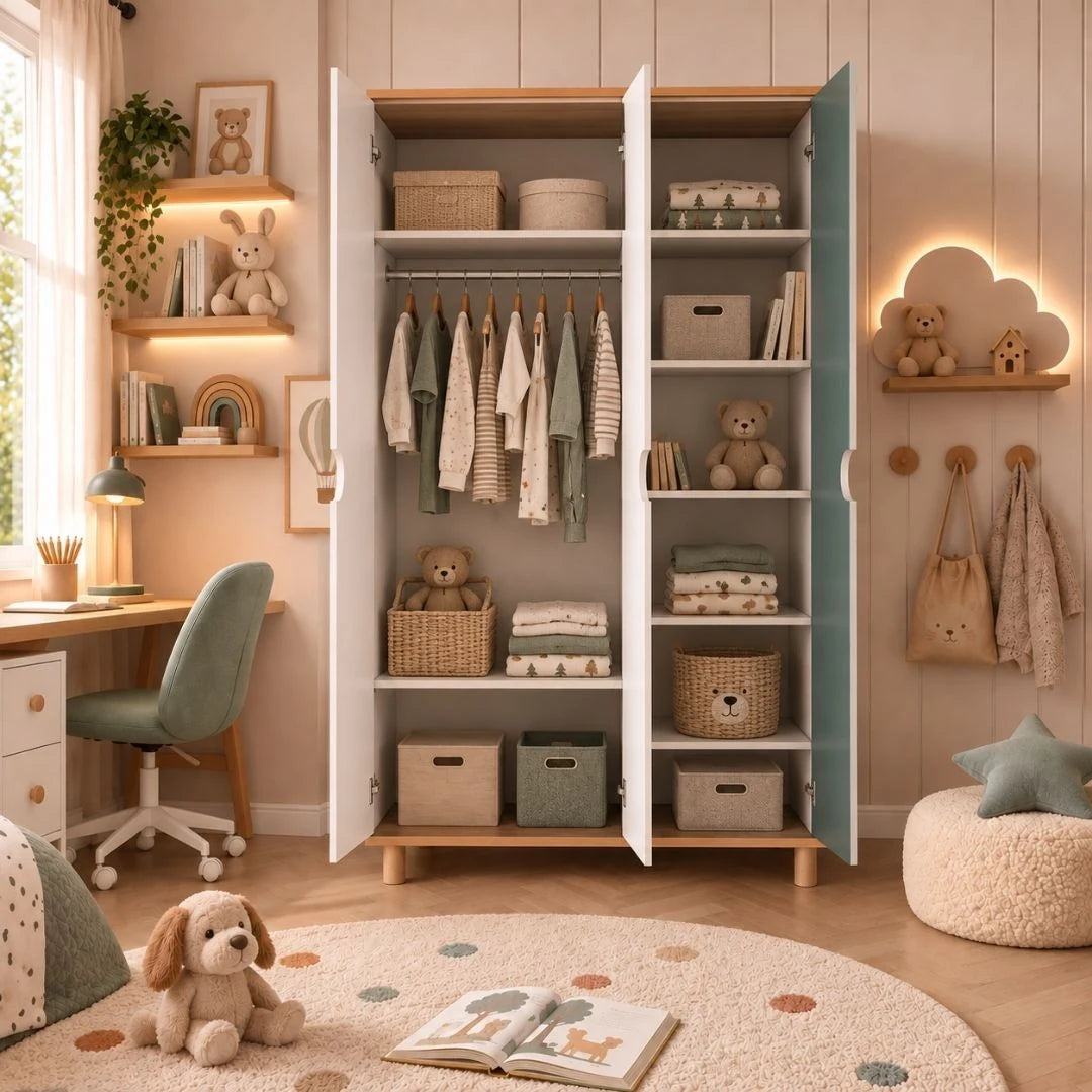 Nova 3 Door Kids Wardrobe