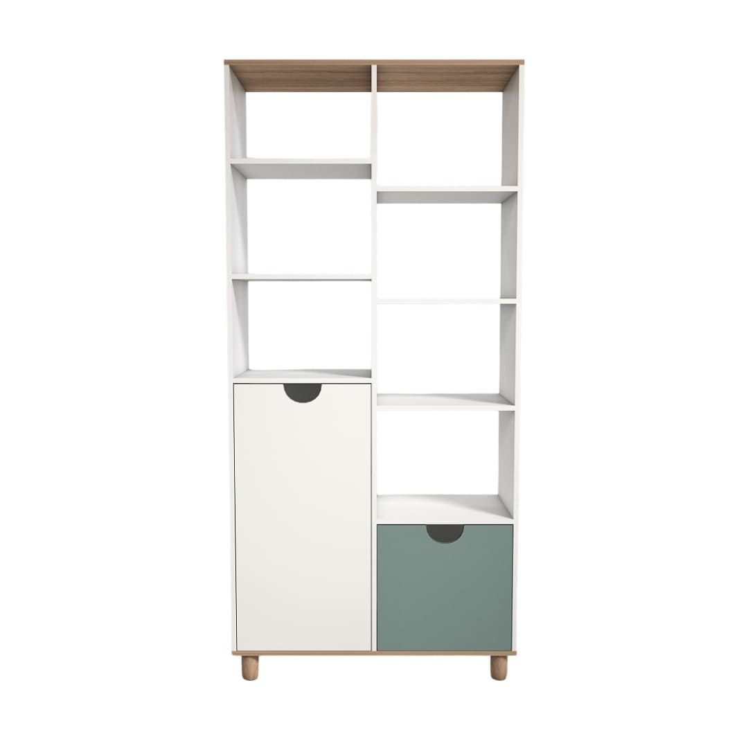 Nova Kids 2 Door Bookcase
