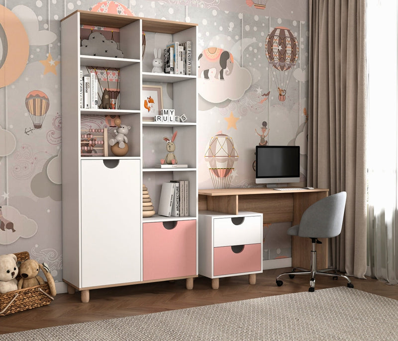 Nova Kids 2 Door Bookcase