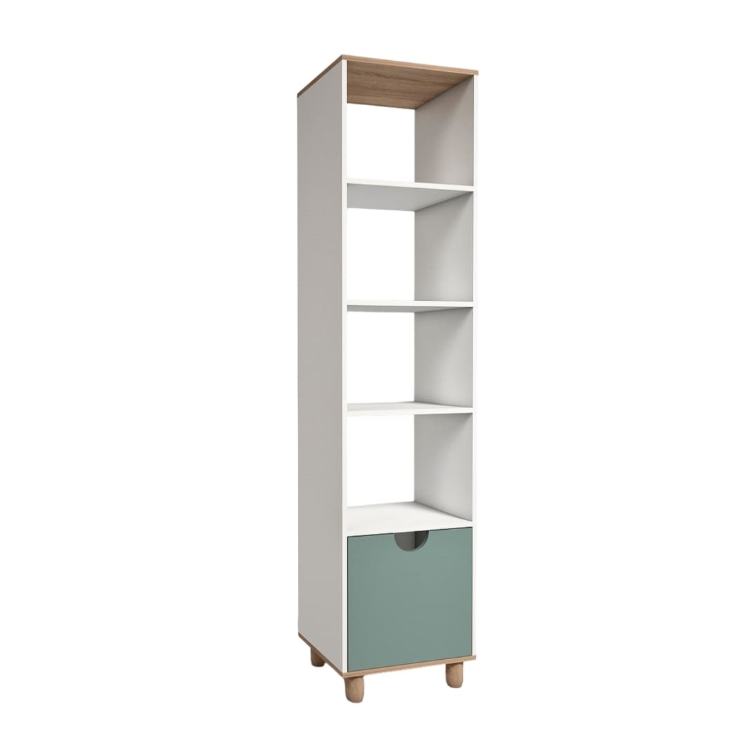 Nova Kids 1 Door Bookcase