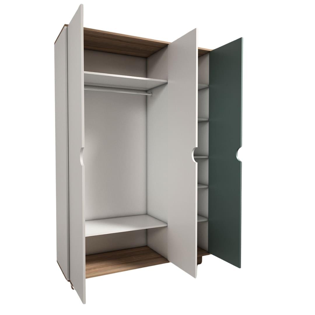 Nova 3 Door  Kids Wardrobe