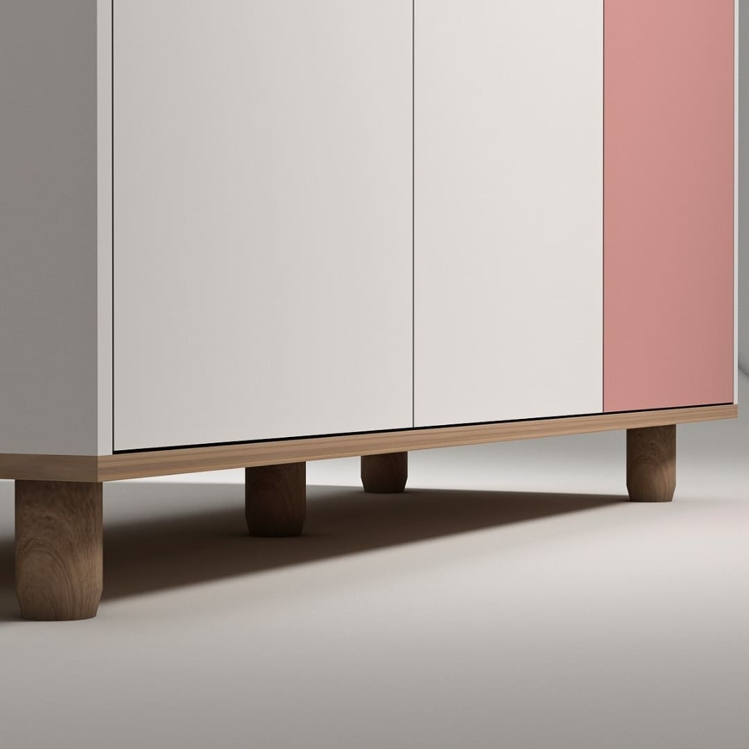 Nova 3 Door  Kids Wardrobe