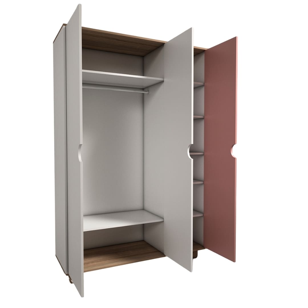Nova 3 Door  Kids Wardrobe