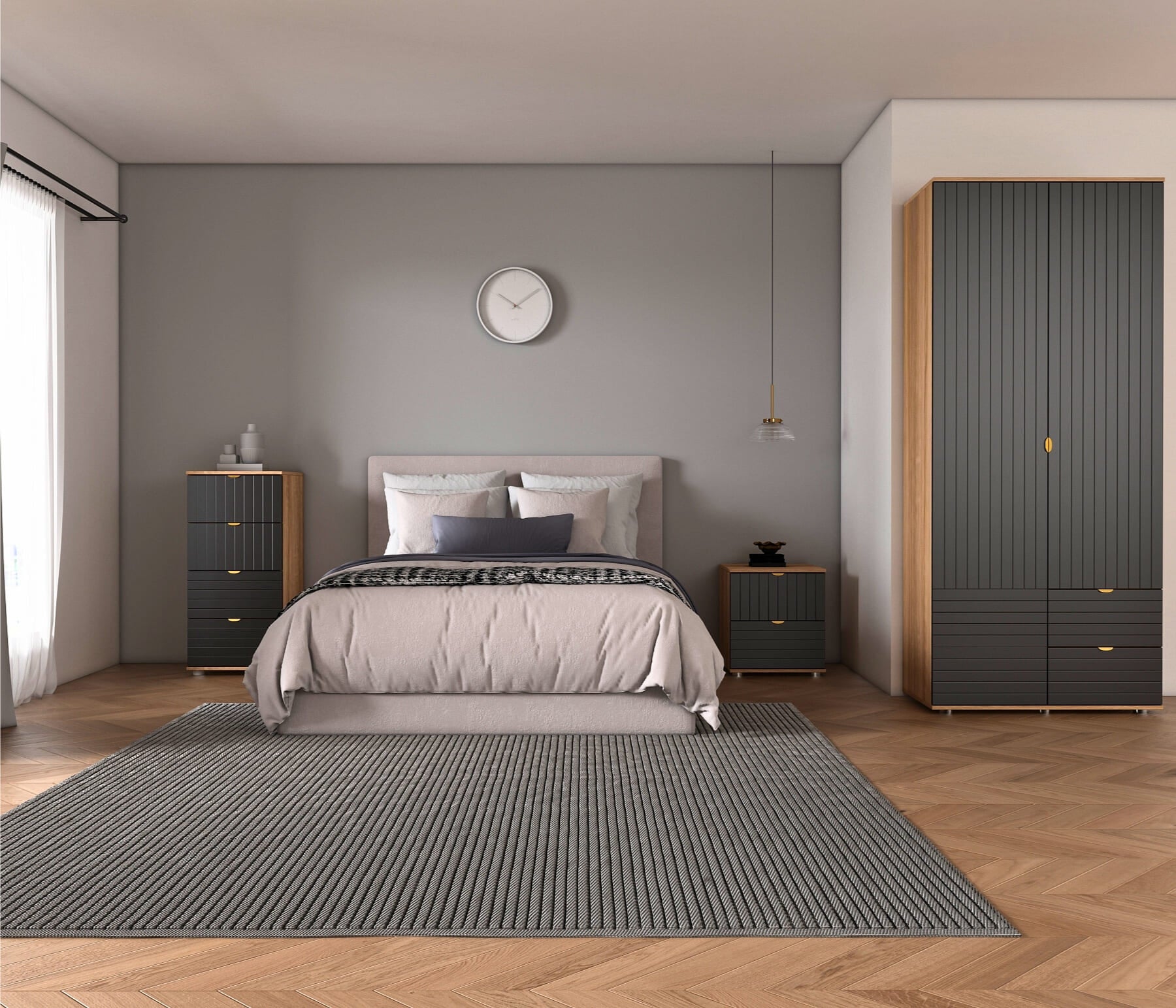 Emilia 2 Door Wardrobe