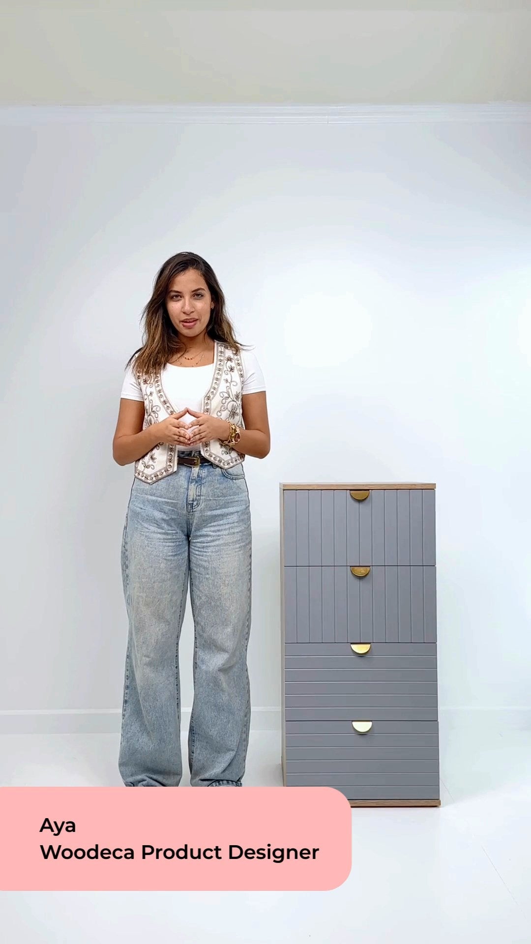 Emilia 4 Drawer Unit