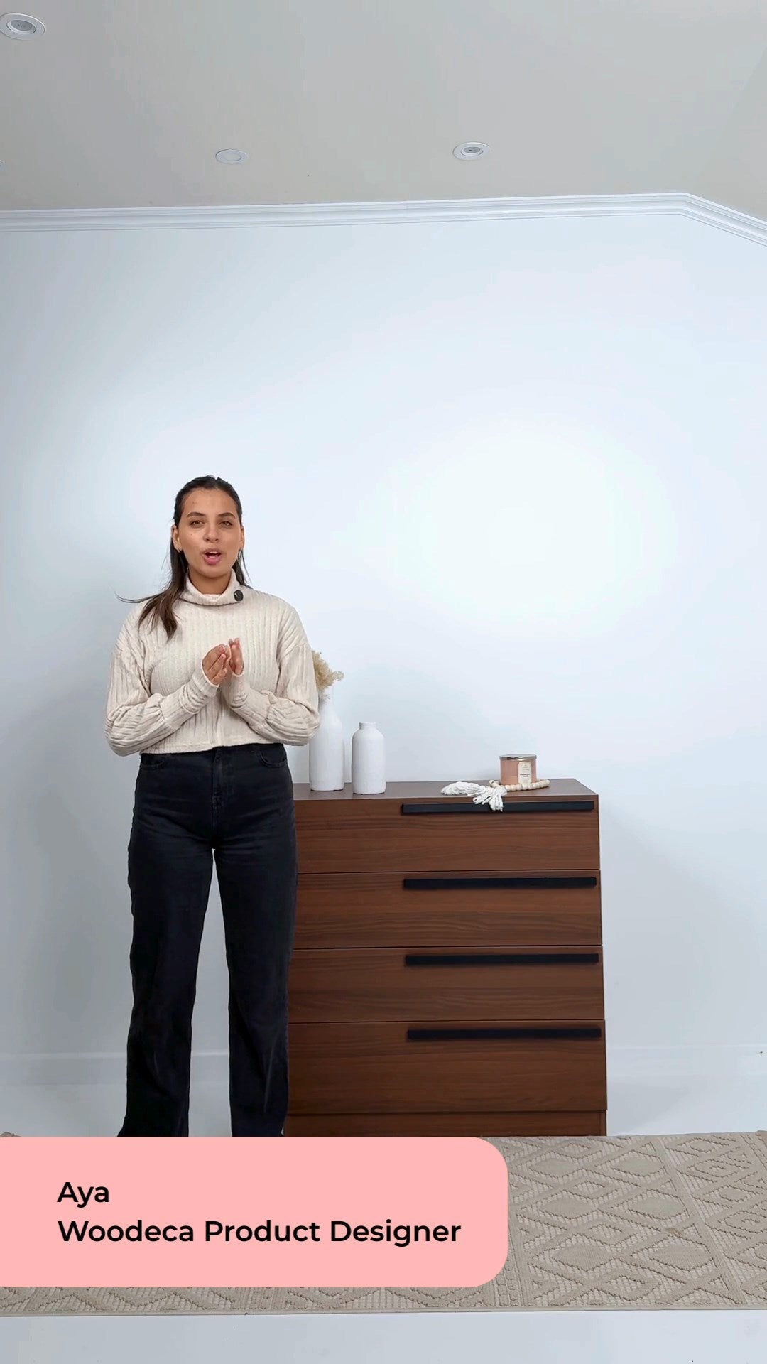 Diplo 4 Wide Drawer Unit